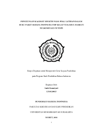 Secara umum dalam kaidah bahasa indonesia mempunyai 8 pola kalimat. Top Pdf Kalimat Efektif Dalam Bahasa Indonesia 123dok Com