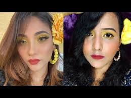 Shystyles Inspired Makeup Look Yellow Fellow Makeup Of Shystyles Style With Tabassum Youtube Yellow Makeup Makeup Inspiration Makeup Looks