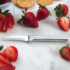 Rada knife sharpener our r119 knife sharpener by rada cutlery has an overall length of 3 1/2 with a 2 height and 1 1/2 width. Quick Edge Knife Sharpener Easy And Convenient Rada Cutlery