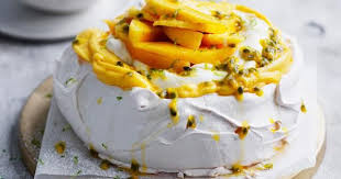 Passionfruit And Mango Pavlova Recipe Recipe Pavlova Recipe Pavlova Dessert Recipes