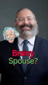 This is obviously not always the case. #brainy #intellectual #smartspouses  #smart #jewish #rabbi