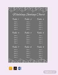 Wedding Chart Template 29 Free Psd Ai Vector Eps Format
