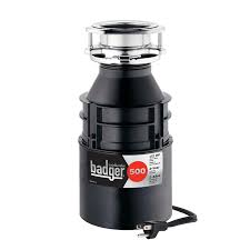 Insinkerator Badger 500 1 2 Hp Continuous Feed Garbage Disposal With Power Cord Badger 500 W C The Home Depot Garbage Disposal Garbage Disposable
