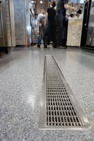 Allproof Vcc Channel For Commercial Kitchen Drainage Solutions With Wedge Wire R11 Rated Slip Resistant Grate Perfect Kitchen Flooring Vinyl Flooring Flooring