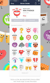 Because All Good Things Come In Threes Please Welcome Mini Friends My Third Stickers Set Created For The Messaging App Lin Line Sticker Stickers Sticker Shop