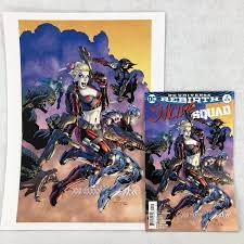 Poster / Comic Combo Lot-Suicide Squad #2 DC Comics NM 12x16 1st Emilia  Harcourt | eBay