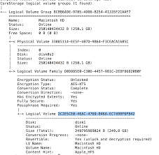On the host mac run this command in the terminal. How To Decrypt The Filevault Encrypted Volume Using Recovery Hd