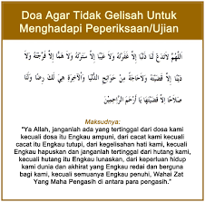 Ilmu Pengetahuan 1 Doa Agar Tidak Gelisah Menghadapi Ujian