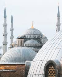 The Blue Mosque Of Istanbul As Seen From Inside The 1500 Year Old Hagia Sophia 4912x6140 Oc Hagia Sophia Blue Mosque Blue Mosque Istanbul