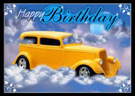 Yellow Classic Car Wishes You A Happy Birthday Card Ad Ad Car Classic Yellow Wishes Happy Birthday Wishes For Him Happy Birthday Man Happy Birthday