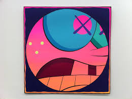 Kaws Art Kaws Painting Bright Art Street Art Graffiti