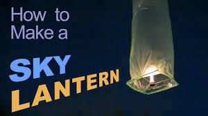 These can be cut to fit any shape you have in mind. How To Make A Sky Lantern Youtube