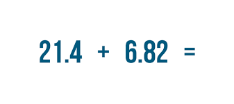 No matter how many numbers are on either side of the decimal point, we'll always line up the decimal points before adding. Decimals Adding And Subtracting Decimals