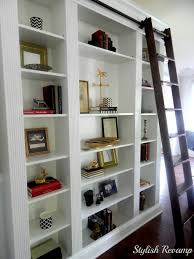 Ikea Billy Bookcase Hack Stylish Revamp Ikea Billy Bookcase Hack Ikea Bookcase Home Library Decor