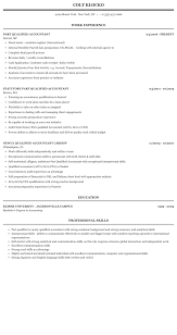Keep the focus on your qualifications and skills and how they match the job spec. Qualified Accountant Resume Sample Mintresume