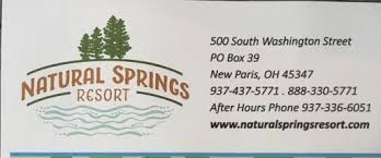 Check spelling or type a new query. Natural Springs Resort New Paris Ohio Us Parkadvisor