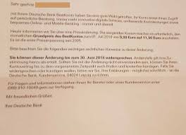 Deutsche Bank Erhoht Preise Wird Zu Teuer Macht Sinn Bank Zu Wechseln