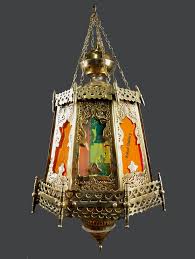 Decken lampe aus den 70er jahren, funktionsfähig, im innenbereich befindet sich ein glockenförmiger glaseinsatz u. Orientalische Massiv Messing Decken Hangende Lampe Islamische Decken L Kabul Gallery