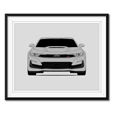 Все самое интересное на «дни.ру» yellow, black and white. Amazon Com Chevy Camaro Ss Inspired Poster Print Wall Art Decor Handmade 2020 Present 6th Generation Handmade