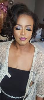 Custom birthday glam makeup look created