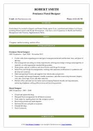 Find here templates examples that will help you to learn how to create yours. Floral Designer Resume Samples Qwikresume