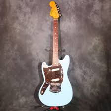 It's loaded and comes as is. Fender Mustang 1994 Mg69 Sonic Blue Kurt Cobain Left Handed Guitar Sold Guitarsmiths Online Guitar Shop