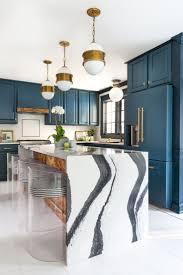 What kind of decor should i put in my kitchen? Playful Blue Kitchen Interior Design Blue Kitchen Interior Home Decor Interior Design Kitchen