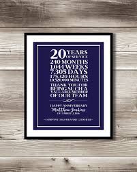 You have been an integral part of our. 20 Years Work Anniversary Quotes 20 Year Work Anniversary Print Gift Digital Print Customizable Dogtrainingobedienceschool Com
