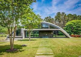 Located on the east end of long island in east hampton, new york on three forested acres, the arc house is a private modern residence designed with a. Arc House In The Hamptons Listed For 2 8m After Being Seized By Doj American Luxury