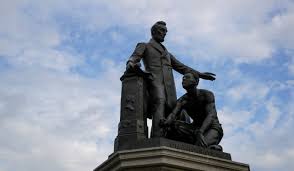 The emancipation statue is a public sculpture symbolising the breaking of the chains of slavery at emancipation. Emancipation Memorial Don T Tear It Down National Review