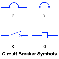 Circuit breakers symbols for use in electrical, pneumatic and hydraulic schematic diagrams. Air Circuit Breaker Types Of Acbs Operation And Applications