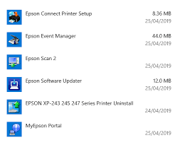 Click the start button, click all programs (or programs), select epson software > epson software updater. Epson Xp 245 Printer Issues Windows 10 Forums