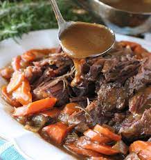 Fork Tender Pot Roast In The Oven Roast Beef Recipe Recipe Roast Beef Recipes Roast Beef Recipes Oven Pot Roast Recipes