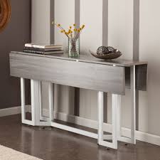 Holly Martin Driness Drop Leaf Dining Console Table Space Saving Dining Table Drop Leaf Table Portable Furniture