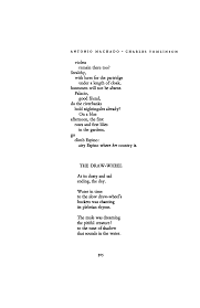 To Jose Maria Palacio By Antonio Machado Winter Sun Tr By Charles Tomlinson By Antonio Machado The Draw Wheel B Poetry Magazine Poetry Foundation Poetry