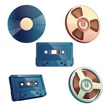 Download Retro Media Storage For Music And Sound Set Isolated On White Background For Free In 2020 Retro Retro Music Vector Icons Illustration