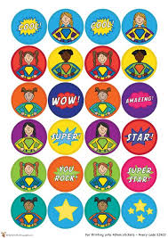 Teachers Pet Superhero Sticker Charts Girls Free