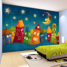 Cartoon forest tree animal monkey deer squirrel wall stickers for kids rooms children bedroom wall decal home decor mural. Murals For Children S Bedrooms Off 60 Online Shopping Site For Fashion Lifestyle
