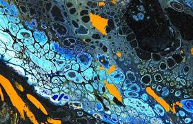 12 hours you can remove the starch with a damp cloth and a little detergent, carefully wipe dry and then leave to air dry. The Secret To Acrylic Pouring Cells In Your Fluid Paintings