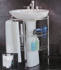 pedestal sink storage