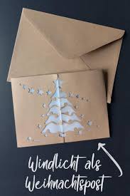 Windlicht Mit Sternen Weihnachtsbaum Bastelvorlage