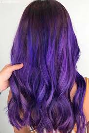 You will have a dark purple color on your hair when you go to the hair salon and ask the hairdresser to help you dye your hair purple. The Packed Collection Of The Most Vivid Purple Ombre Hair Ideas
