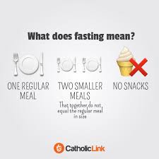 The code of canons of oriental churches outlines the fasting rules of the eastern catholic churches. Why Do We Fast During Lent An Illustrated Guide Catholic Link