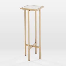 Marble Brass Drink Table Square In 2020 Brass Dining Table Drink Table Square Tables