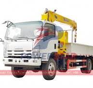 Hot Selling Laos ISUZU NPR 4×4 AWD truck mounted crane In ...