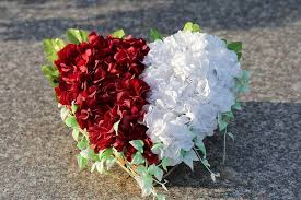Buy artificial outdoor flowers at blooming artificial. Heart Artificial Flower Decoration Red And White Roses Condolence Gravestone Grave Cemetery Outdoor Flower Flowering Plant Pxfuel