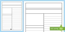 To view these you will need the free adobe acrobat reader. Newspaper Template Word Year 2 To 6