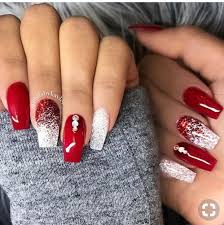 Pin By Sherica Jensen On Nails Christmas Gel Nails Red Christmas Nails Red Nails