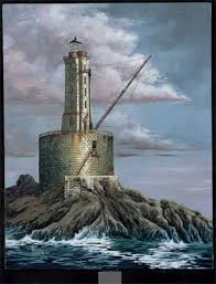 Lighthouse Artist Len Burton exhibits at Wright's in Brookings during June  and July