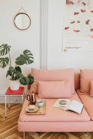 4 Ikea Sofa Hacks That Ll Convince You To Reupholster Small Apartment Decorating Living Room Pink Living Room Ikea Sofa